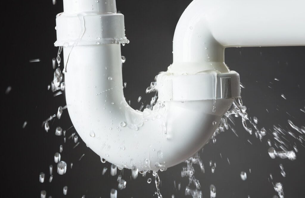 Home with a leak detection