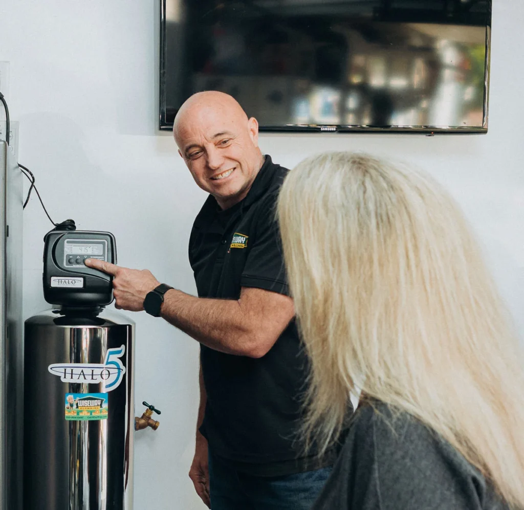 Halo home home water filtration system installed in local home by wiseway plumbing