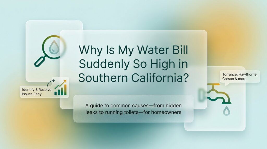 Why Is My Water Bill Suddenly So High in Southern California?
