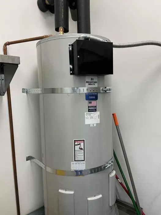 Bradford white hot water heater repaired