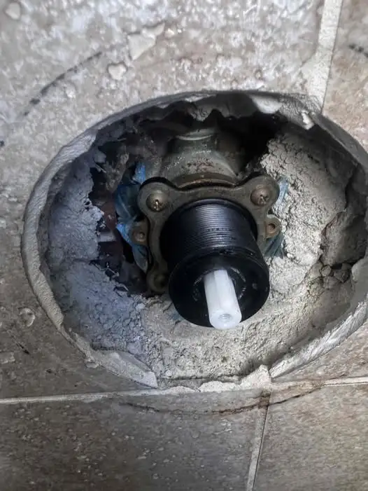 faulty shower cartridge fixed