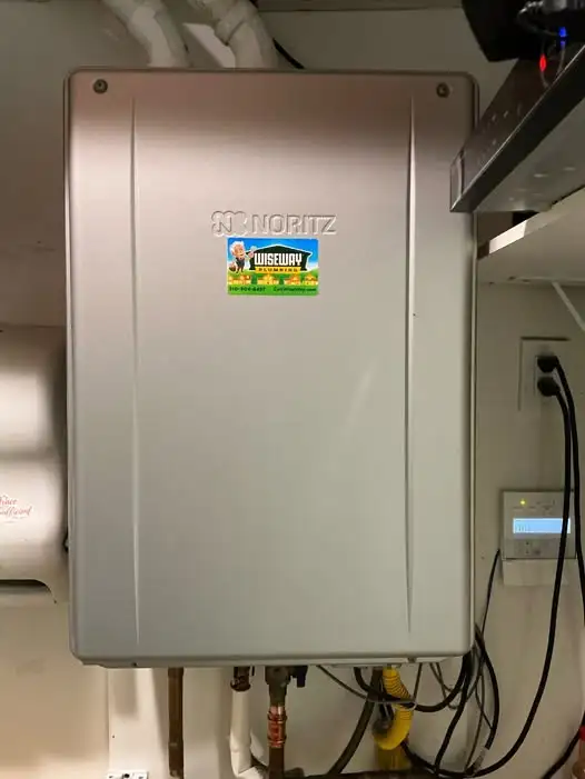 revived malfunctioning noritz tankless water heater