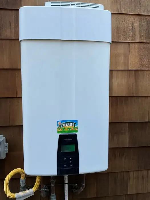 Navien tankless water heater optimized