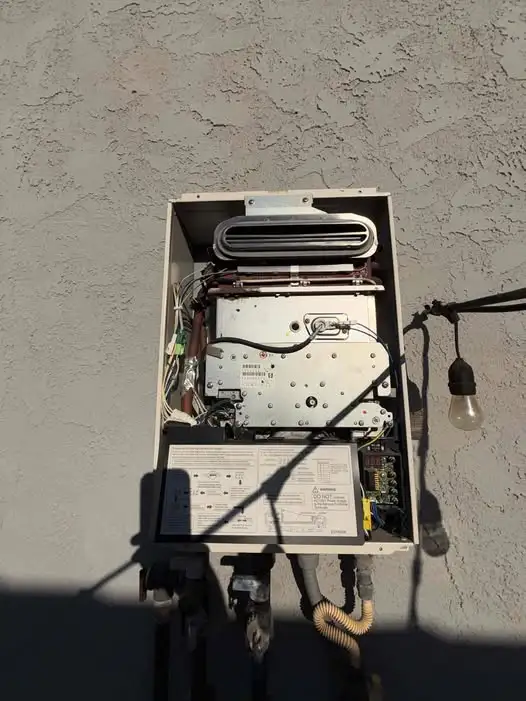 malfunctioning tankless water heater fixed